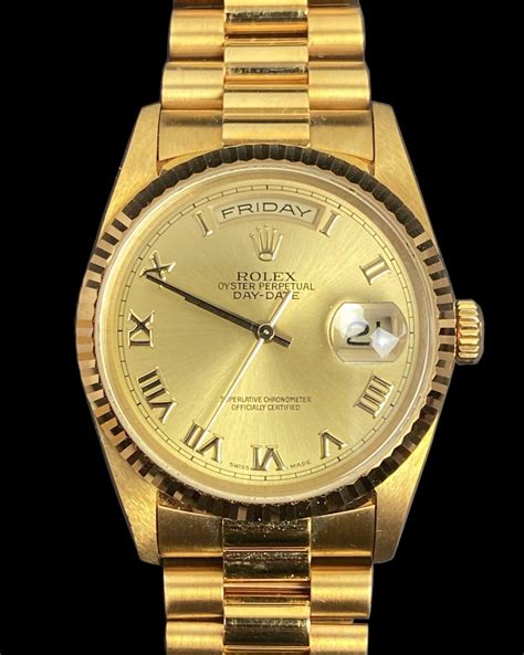 18k gold rolex watch price